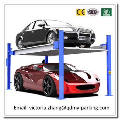 China. A la venta! barata 3600kgs Sistema de estacionamiento de varios niveles Vertical cuatro postes 2 nivel ascensor de estacionamiento proveedor