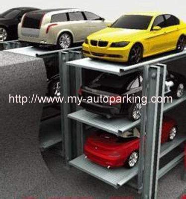 China. 2-3 Coches Residenciales Estacionamiento en pozos ElevadorHidráulico Garaje Elevador de automóviles Sistema de estacionamiento para hogares Garajes proveedor