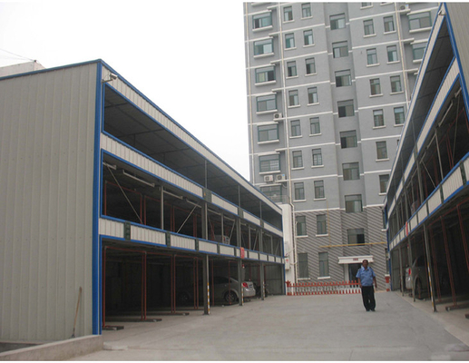 China. 2-6 pisos Estacionador de coches Equipo de garaje Diseño de estructura de acero para estacionamiento de coches proveedor
