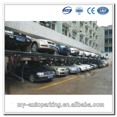 China. Elevador de coches de doble estacionamiento elevador de coches inclinados proveedor