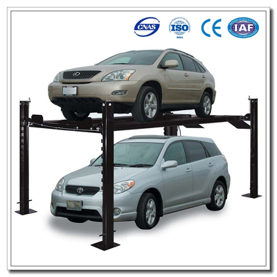 China. Sistema de estacionamiento de automóviles dobles de cuatro postes de ascensor de cuatro postes de ascensor utilizado proveedor