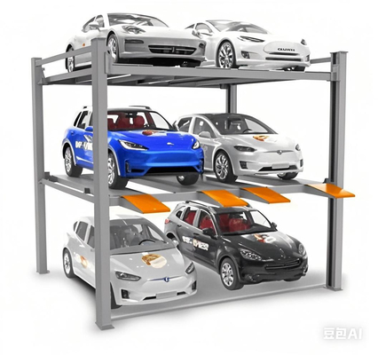 China. Sistema de estacionamiento de doble ancho de 3 niveles/elevador de estacionamiento de tres niveles/elevador de estacionamiento de tres niveles/6 coches hidráulico proveedor
