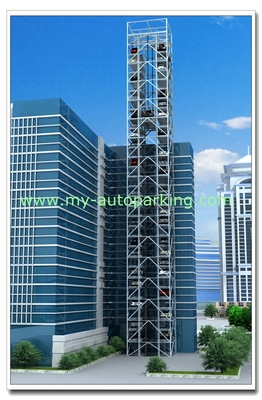 China. 8-30 pisos Equipo de estacionamiento en pila 3D Sistema de estacionamiento automático con tarjeta inteligente proveedor