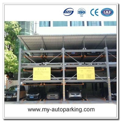 China. Venta de un sistema de estacionamiento inteligente vertical de 4 pisos/sistema de estacionamiento de coches de puzzle de cuatro niveles/elevadores de estacionamiento de coches de varios niveles proveedor