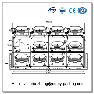 China. -1 + 2 (3 pisos) Diseño de pozo Sistema de estacionamiento de rompecabezas Smart Card Equipo de estacionamiento proveedor