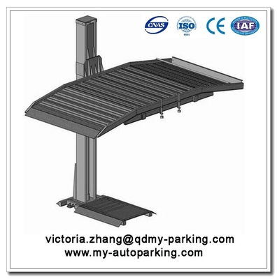 China. Elevador de estacionamiento de automóviles de cilindro hidráulico de poste único para garajes domésticos proveedor