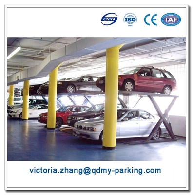 China. Dos vehículos de estacionamiento de automóviles ascensor de tijeras China ascensor de tijeras manual mesa ascensor de tijeras proveedor