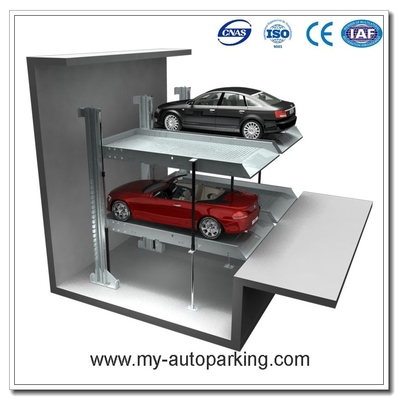 China. Venta caliente! 2, 4, 6 coches elevadores de estacionamiento de doble nivel elevadores subterráneos para coches garaje de estacionamiento subterráneo proveedor
