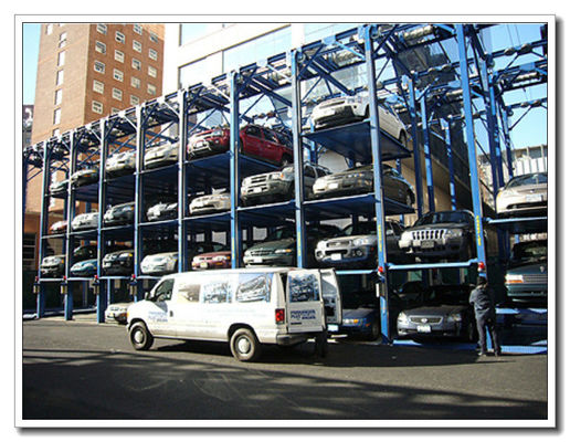 Equipo de estacionamiento de automóviles de varios niveles 2 3 4 pisos Sistema de estacionamiento de ascensor de automóviles inteligentes Quad Stacker