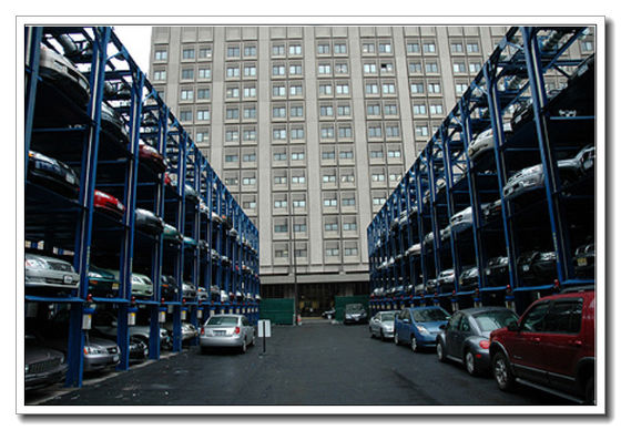3 niveles sistema de estacionamiento de montaje de varios niveles automático montaje vertical aparcamiento de coches