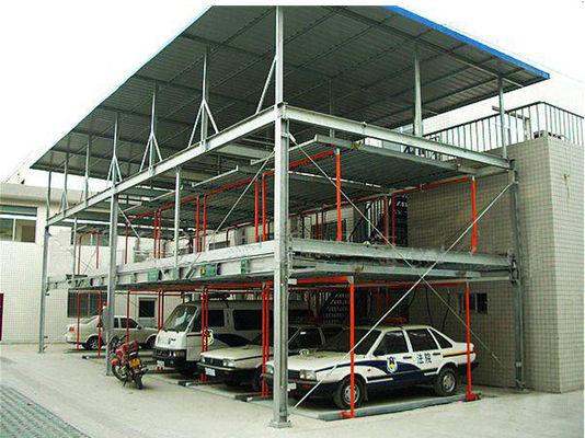 2, 3, 4, 5, 6 pisos Sistema de estacionamiento de elevación vertical inteligente Equipo de estacionamiento