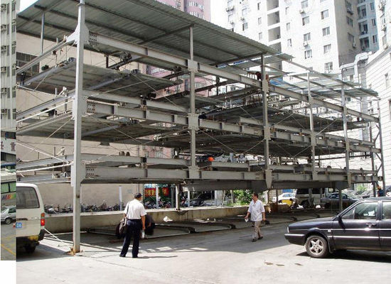 Control por computadora automático completo Sistema de soluciones de estacionamiento de estructuras de acero de múltiples niveles