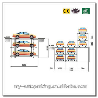 Proyecto de diseño de ascensores de estacionamiento de 2 a 3 niveles/ascensores de estacionamiento de 2 niveles/estacionamiento vertical