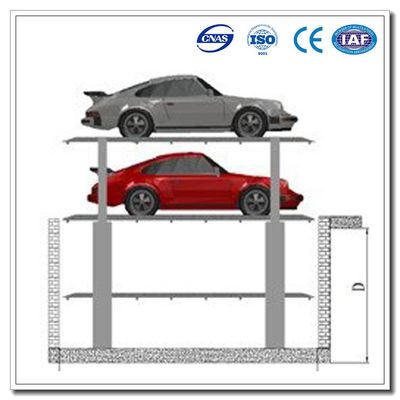 -1+1, -2+1, -3+1 Sistema de estacionamiento automático de diseño de pozo