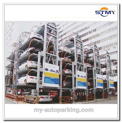 Sistema de elevación de estacionamiento de automóviles de almacenamiento de automóviles de varios niveles de fábrica superior / sistemas de estacionamiento rotativo mecánico de Qingdao