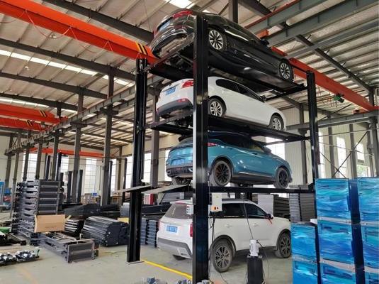 Sistema de estacionamiento de 4 niveles / Elevador de estacionamiento de apilamiento cuádruple / Elevador de estacionamiento de cuatro niveles / Elevador de almacenamiento para 4 coches