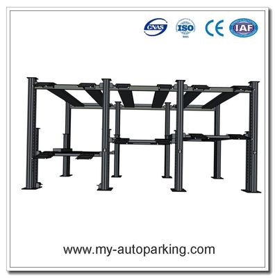 El sistema de elevación subterránea de vehículos de 3 niveles/elevación de aparcamiento China/elevación de cuatro postes/elevación de cuatro postes/estacionamiento y almacenamiento/elevación de aparcamiento China