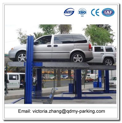 Sistema de estacionamiento de doble pila/ 1+1 Estacionador con 2 columnas para 2 coches con columnas compartidas