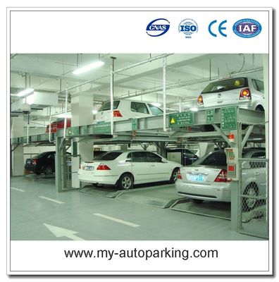 Venta de ascensor de aparcamiento de 2 niveles/aparcamiento de dos pisos/pilas de coches/almacenamiento de puzles para coches/paleta de ascensor de coches subterránea doble pila