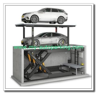 Cuatro puestos de elevación de automóviles / elevación de automóviles para sótano / subterráneo precio de elevación de automóviles / garaje subterráneo / solución de estacionamiento de automóviles