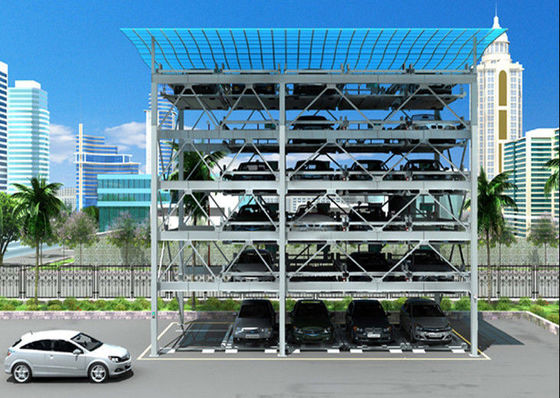 19. Sistema de estacionamiento inteligente motor y cuerda de alambre QDMY-PSH (2 a 9 niveles)