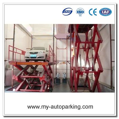 El sistema de elevación por tijeras hidráulica/plataforma de elevación por tijeras de montaña completa/elevador para automóviles tipo tijeras/elevador para garajes de automóviles para el sótano