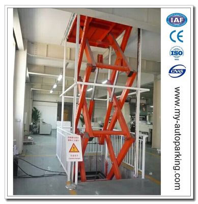 Elevador de tijeras para automóviles / Plataforma de elevación de tijeras barata para automóviles / Elevador de automóviles para sótanos / ascensores residenciales