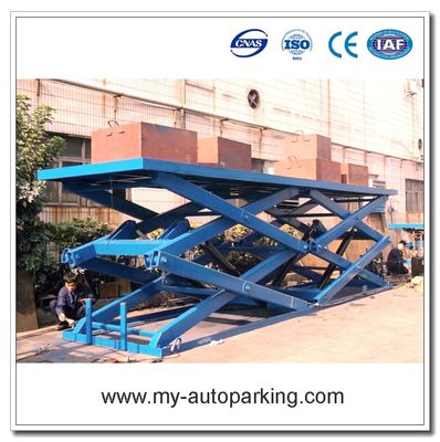 4 toneladas de ascensor hidráulico de tijeras para automóviles/sistema de estacionamiento de ascensores para automóviles/fabricantes de montacargas para automóviles/ascensor subterráneo para automóviles