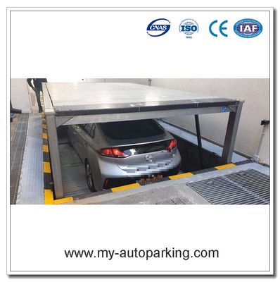 2 o 3 coches Sistema de estacionamiento subterráneo de varios niveles/estacionamiento hidráulico de dos pisos/ascensor subterráneo de coches