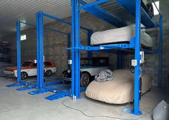 Elevador de estacionamiento de tres niveles / 3 elevadores de estacionamiento de automóviles / 3 estacionamientos de automóviles / triple pila